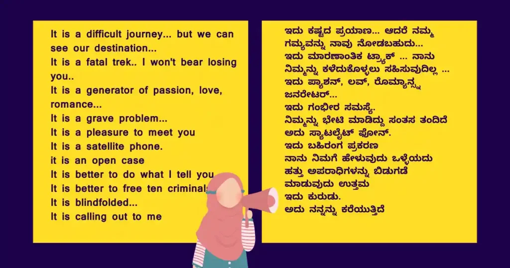 Essential English sentences for Kannada speakers visual guide